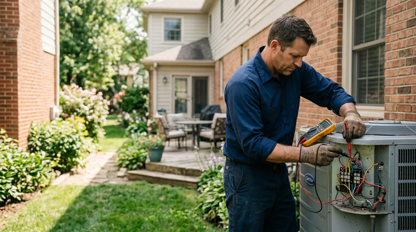 HVAC technician working near Thicket, TX